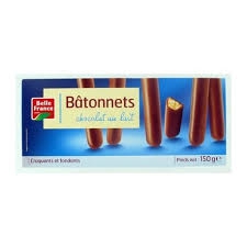 BISCUIT BÂTONNET CHOCO LAIT BF-150G