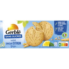 BISCUIT GERBLE SS SABLE CITRON-132G