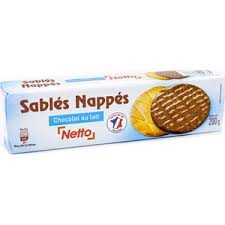 BISCUIT SABLE CHOCO LAIT NETTO-200G