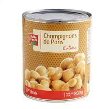 CHAMPIGNON DE PARIS ENTIER BF 800G