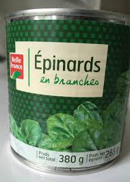 ÉPINARDS EN BRANCHES BF -380G