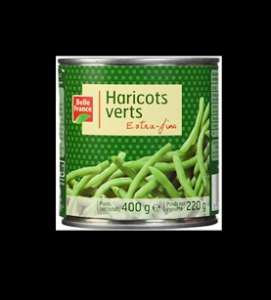 Haricots verts Belle France - 400g