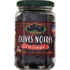 OLIVES NOIRES A LA GRECQUE LP -250G