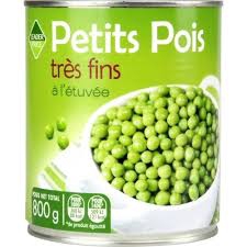 PETIT POIS ETUVE TRES FIN LP - 800G