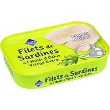 FILET SARDINE HUILE OLIVE LP -115G
