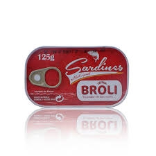 SARDINE NON PIMENTEE BROLI -125G