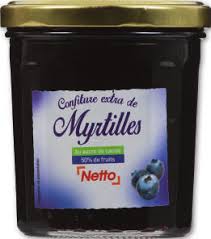 CONFITURE MYRTILLES NETTO - 370G