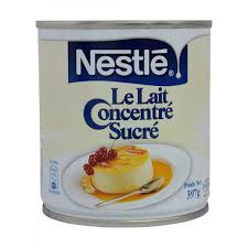 Lait concentrée SUCRE NESTLE- 397g