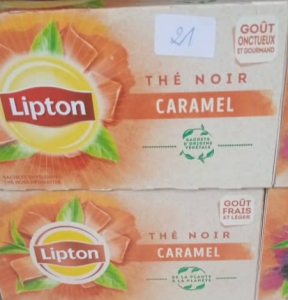 Thé lipton Caramel- 20 sachets