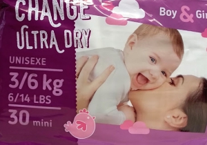 ULTRA DRY NAPPIES 30 PCS 3-6KG