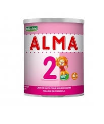 CARTON de LAIT ALMA 2 -12 x 400G