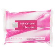 LINGETTES DEMAQUILLANTES DOUCEUR BF