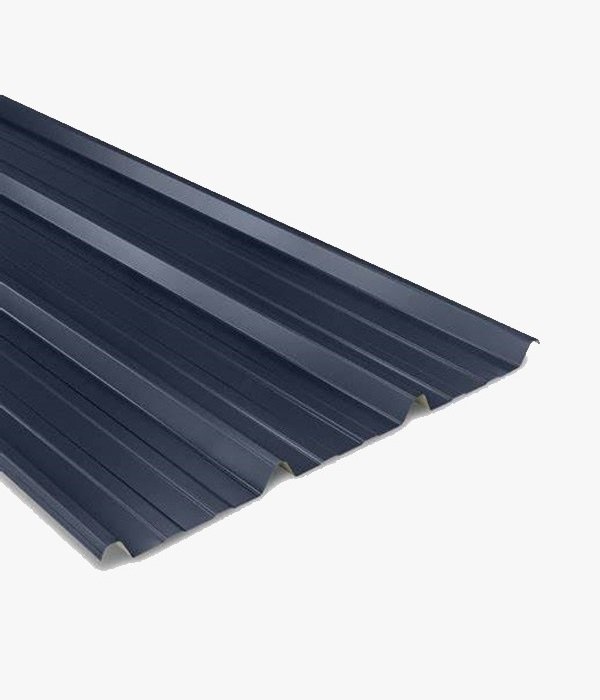 Tôle Bac Alu-Zinc Prélaquée Ép 0.40 mm – Bleu Ardoise