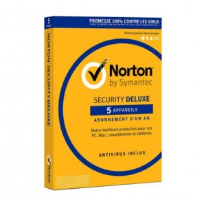 Logiciel Norton Security Deluxe Vers 3.0 -1 licence 5 postes (1an)[21367764]