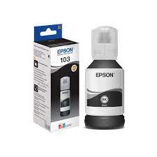 Bouteille d encre Epson103 EcoTank Black / 4500 pages/ L3110, L3150, L5190[C13T00S14A]