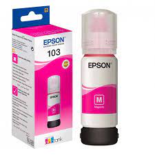 Bouteille d encre Epson103 EcoTank Magenta  / 7500 pages/ L3110, L3150, L5190[C13T00S34A]
