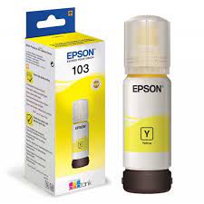 Bouteille d encre Epson103 EcoTank Yellow / 7500 pages/ L3110, L3150, L5190[C13T00S44A]