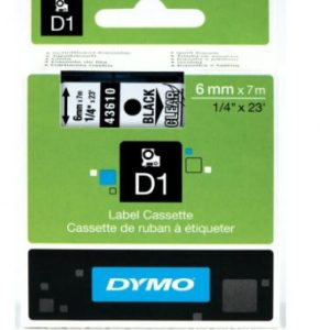Ruban pour etiqueteuse Dymo D1  12X7 mm[43613]