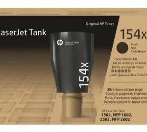 Toner HP Laser 154X LaserJet Tank noir authentique (W1540X) pour HP LaserJet Tank MFP Nouveau[W1540X]