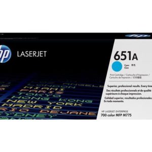 Toner HP Laser 651A cyan CE341A pour HP M775[CE341A]